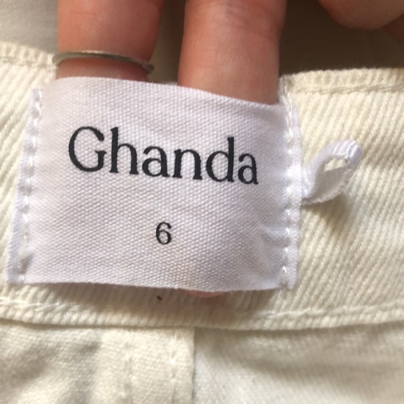 White denim skirt size 6 - Picture 3 of 3